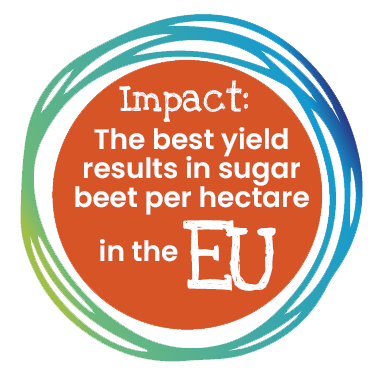 The best yield results in sugar beet hectare in the EU